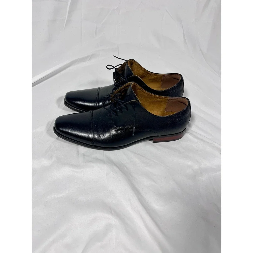 Florsheim Postino Cap Oxford - Men's Black Sz 9